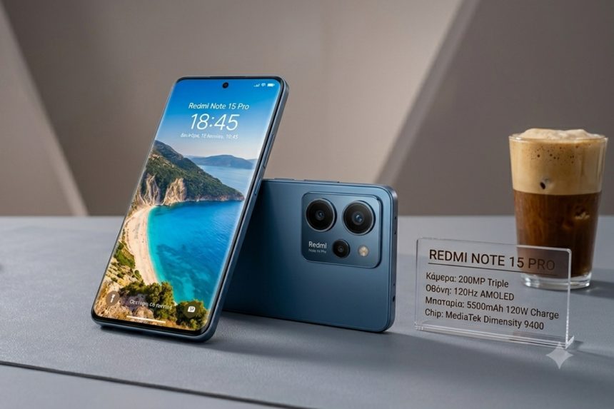 redmi note 15 pro review to kalytero mid range kinito kato apo 300 evro to 2026