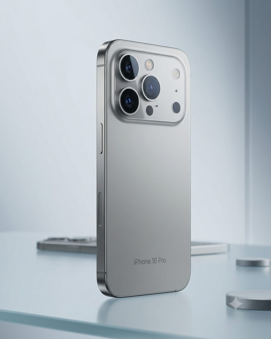 iphone 18 pro pio chontro kata 2mm logo kameras kai mpatarias